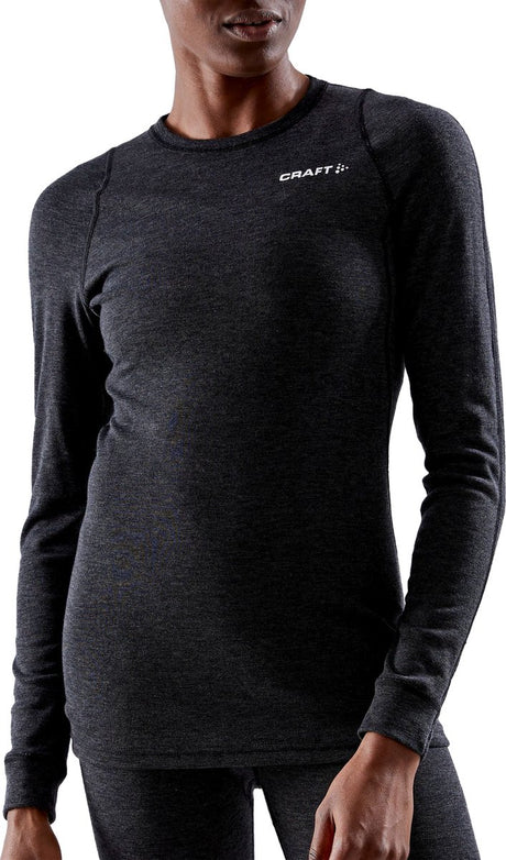 Craft – Core Wool Merino LS Tee – Thermoshirt – Herren – Schwarz – S