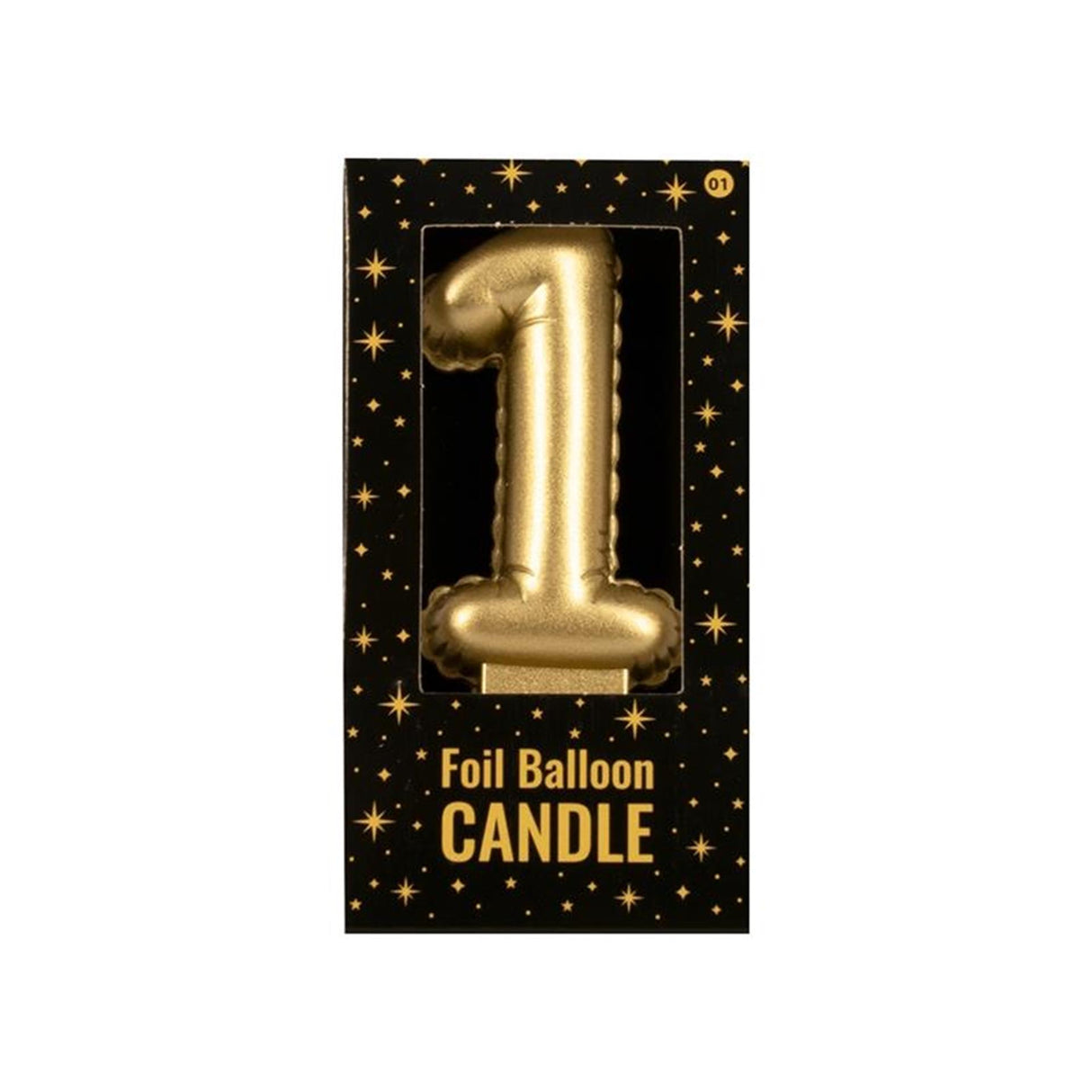 Paperdreams Folienballonkerze Gold – 1