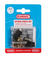 Hydraulic parts kit 1 m8 + m8 stainless steel for