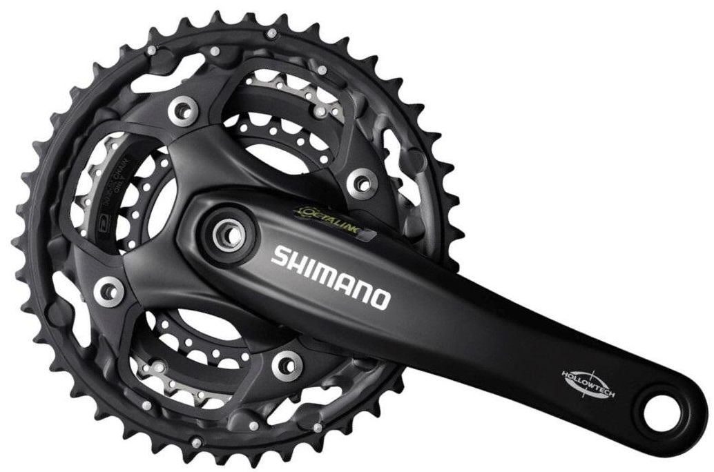 Shimano Crankstel 3x10 speed Deore FC-M522 Octalink met 175mm crankarm 42 x 32 x 24T zwart