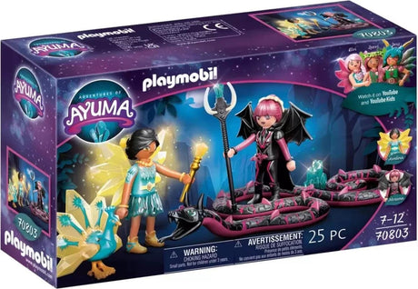 Playmobil-Abenteuer der Ayuma-Kristallfee und der Fledermausfee mit Totemtieren – 70803