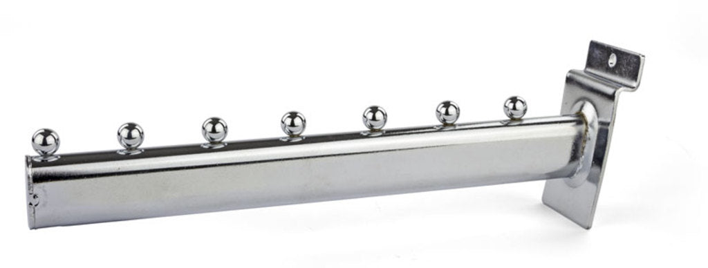 Markenloser Rack-Nietenarm, 25 cm Lamelle, 7 Noppen, chrom