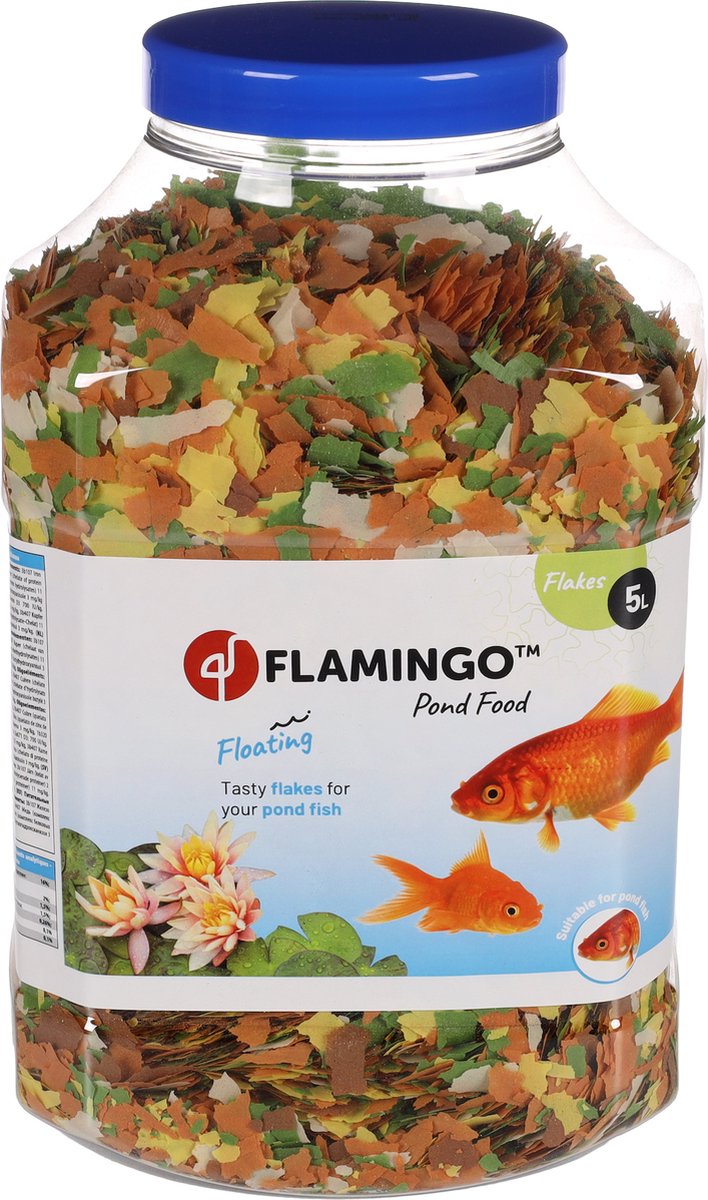 Flamingo-Fischfutter, Teich-Transport-Granulat, Fischfutter-Flocken, Fischfutter-Granulat, Teich-Transport-Sticks, Koi-Futter, Stör-Futter, 6 mm Teich-Transport-Sticks