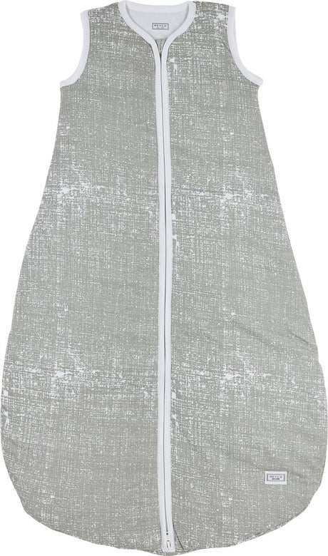Meyco Baby Fine Lines Baby-Sommerschlafsack rund – Grau – 110 cm – 0,5 Tog