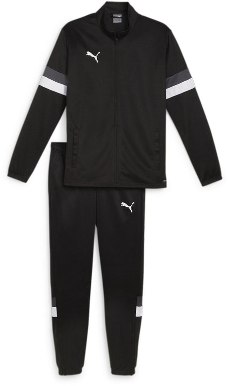 Puma Teamrise Tracksuit Herren-Trainingsanzug – Schwarz-Schwarz
