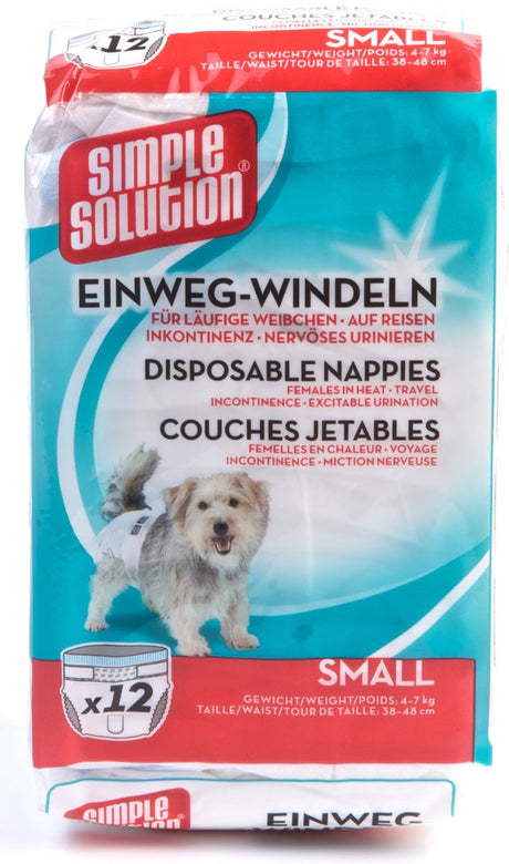 Einfache Lösung Einweghundwindel