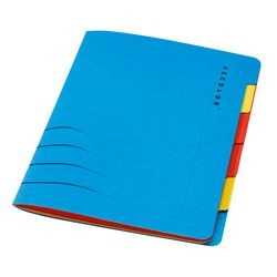 Jalema sorteermap djois secolor blauw 6 tabs a4