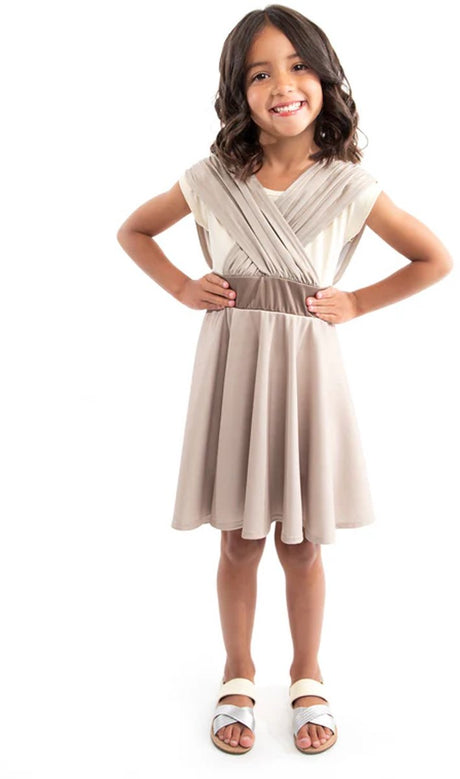 Kleine Abenteuer – galaktisches Scavenger-Twirl-Kleid – Größe 98-110