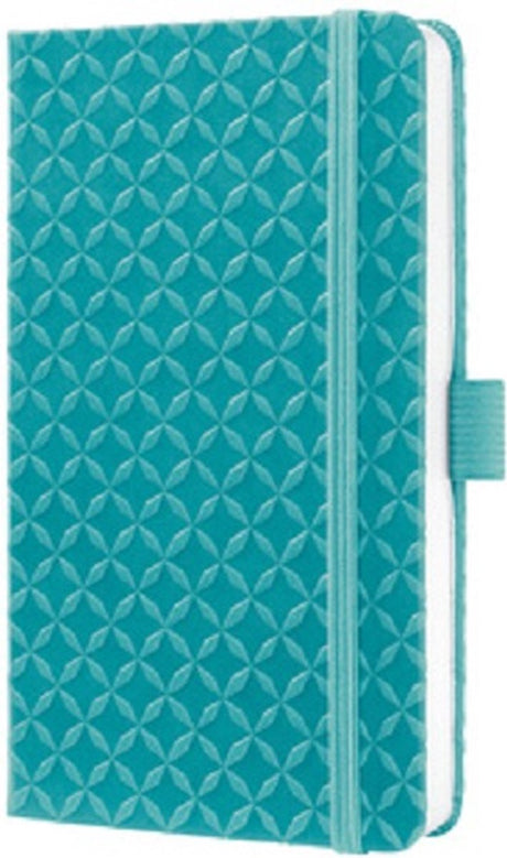 Sigel – Notizbuch – Jolie Flair – A5 – Hardcover – 174 Seiten – Linie – 80-Gramm-Papier – Aquagrün – Si-JN103