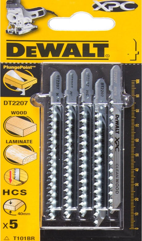 Dewalt dt2207-qz Serie – Stichsägeblätter – 100 mm – hochwertiger Stahl
