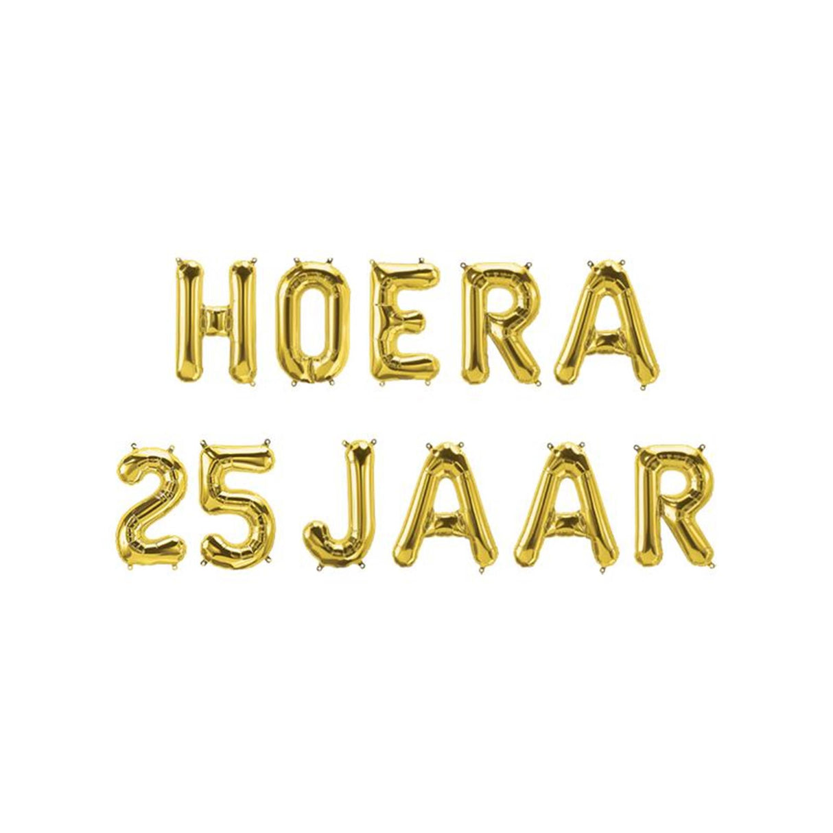 Paperdreams Folienballongirlande – Hurra 25 Jahre