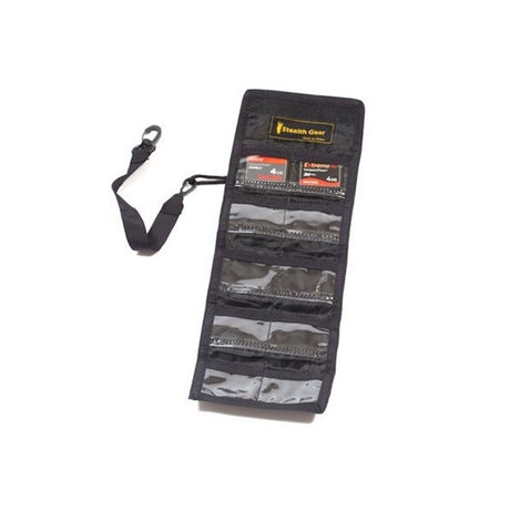 Stealth Gear Compact Flash Card Storage Beutel Holzkohle