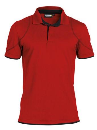 Dassy Polo Orbital Rot Schwarz 3XL