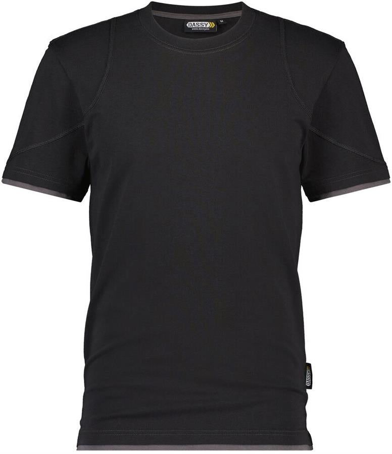 Dassy T-Shirt kinetic schwarz grau l