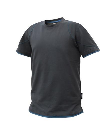 Dassy T-Shirt Kinetic Grau Azurblau XL