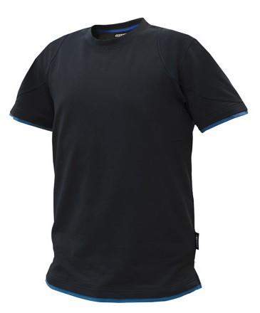 Dassy T-Shirt kinetic schwarz azurblau m