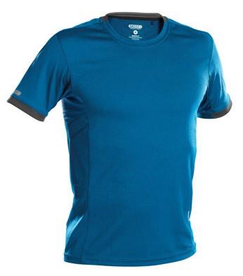 Dassy T-Shirt Nexus Azurblau Grau 3XL