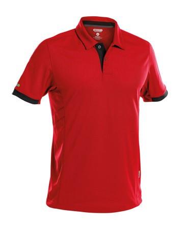 Dassy Polo Traxion rot schwarz s
