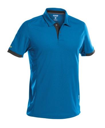 Dassy Polo Traxion Azurblau Grau XS