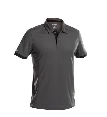 Dassy Polo Traxion grau schwarz l