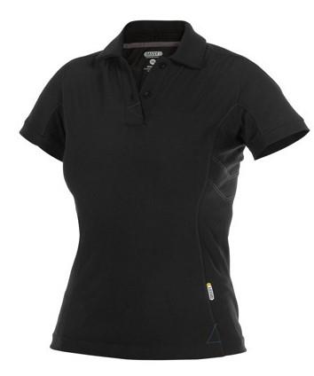Dassy Polo Traxion Damen schwarz m
