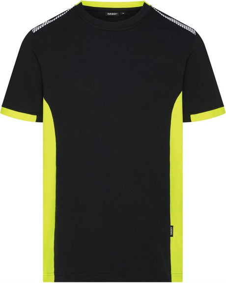Dassy Poloshirt Veracruz Nachtblau fluoreszierendes Gelb l