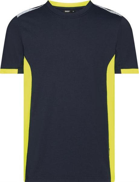 Dassy T-Shirt Tampico nachtblau fluoreszierend gelb l