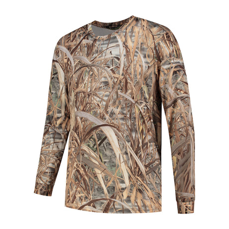 Stealth Gear T-Shirt Langarm Camo Rietprint Größe s