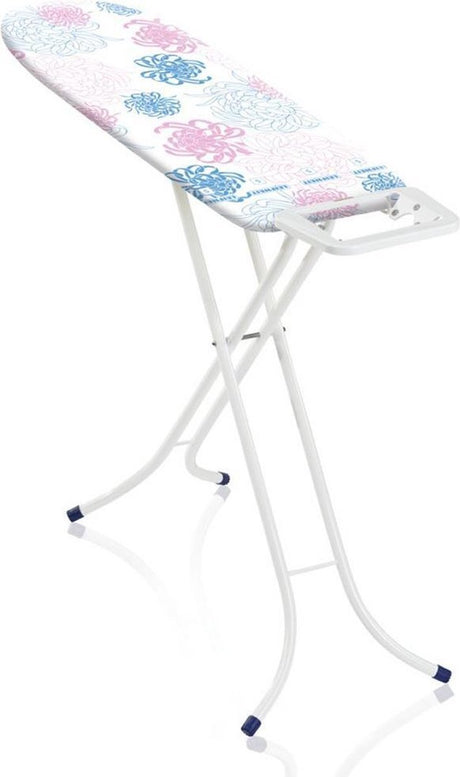 Leifheit Bügeltisch Classic S Basic – 110 x 30 cm Bügelfläche – Weiß – Rosa – Blau