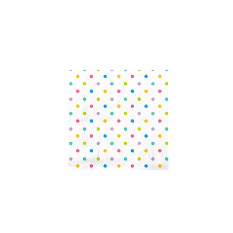 Paperdreams servetten - party dots- papier 33cm
