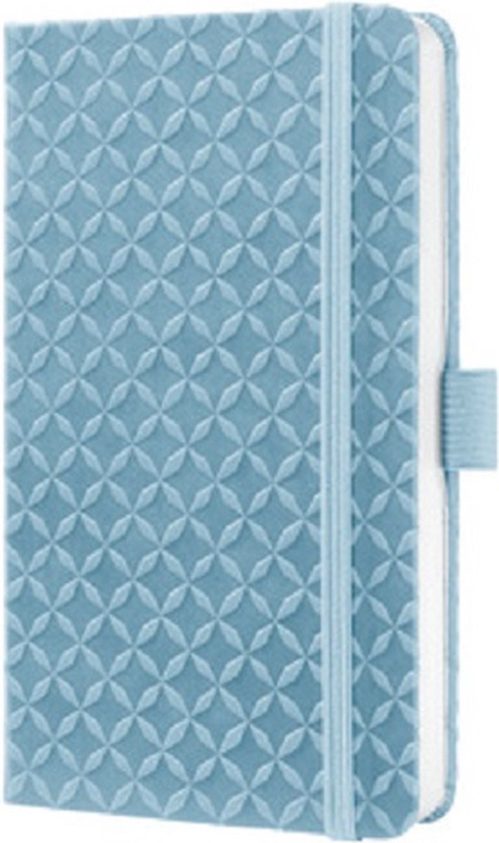 Sigel – Notizbuch – Jolie Flair – A5 – Hardcover – 174 Seiten – Linie – 80-Gramm-Papier – Himmelblau – Si-JN119