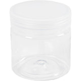 Creativ Company Vorratsdosen aus Kunststoff, H: 7 cm, T 6,5 cm, 180 ml, 10 Stück 1 Karton