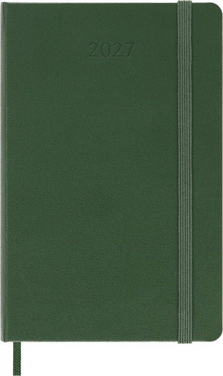 Moleskine 12-Monats-Tagebuch – 2027 – wöchentlich – Tasche – Hardcover – Myrtengrün