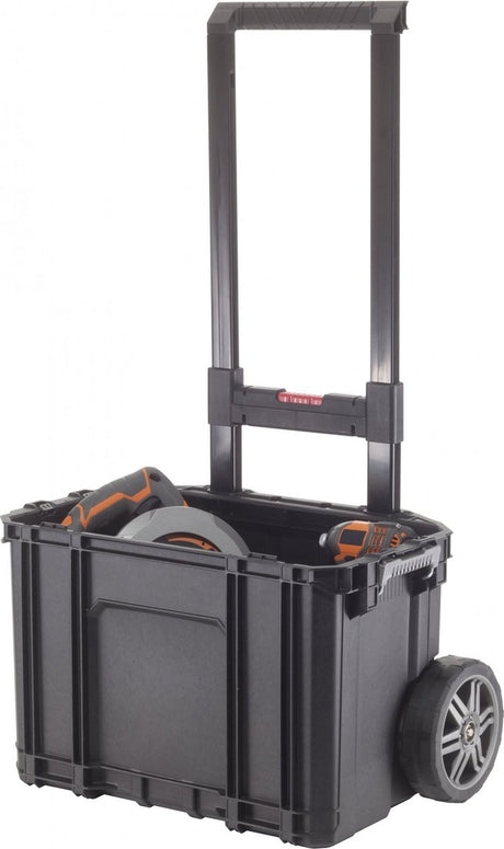 Keter gereedschapsopberger met connect trolley and rolling systems zwart