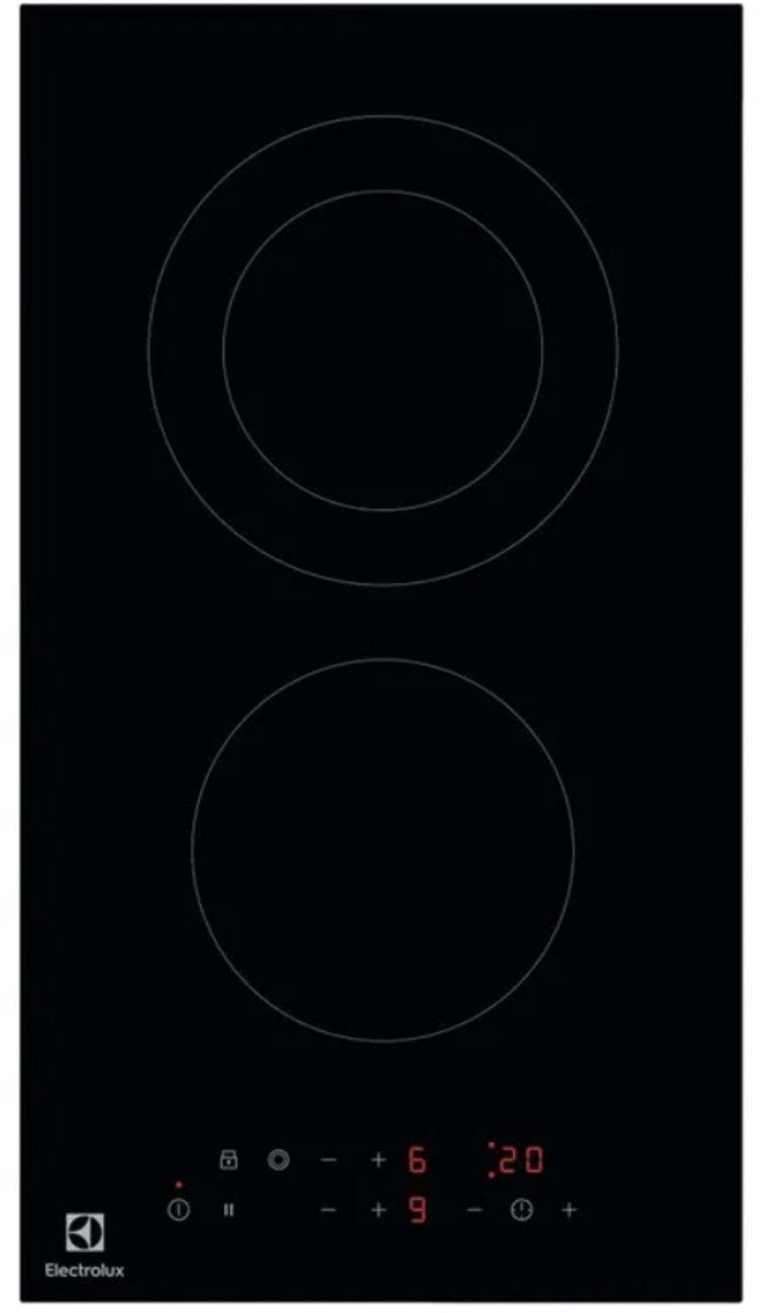 Electrolux lhr3233ck Cerankochfeld 30 cm 2 Brenner schwarz
