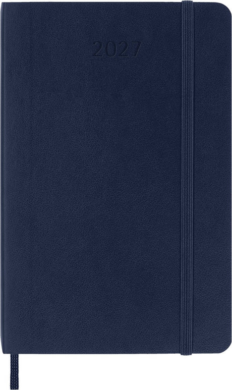 Moleskine 12-Monats-Tagebuch – 2027 – täglich – Tasche – Softcover – Saphirblau