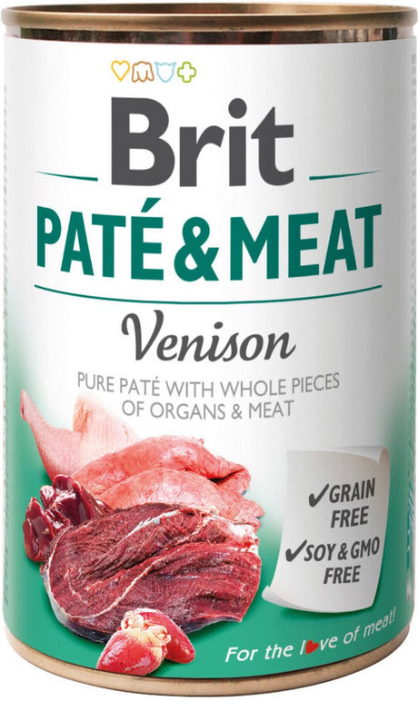 Brit Dosenpastetenfleisch 400 g - Hundefutter - Hirsch