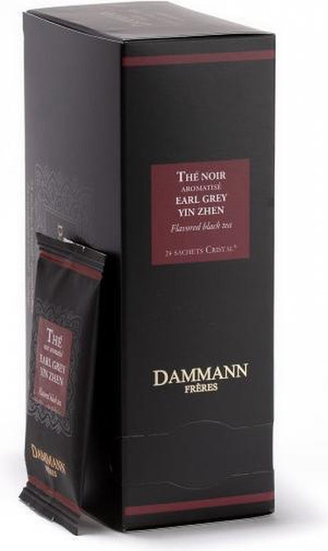 Dammann frères - earl grey yin zhen - 24 crystal teabags - zwarte thee