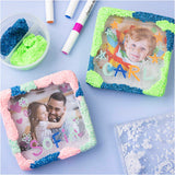 Creativ Company quadratischer Rahmen zum Schütteln, Größe 11x11 cm, Dicke 2,2 cm, 10 Stück 1 Karton