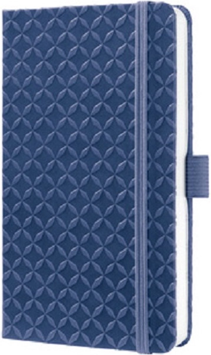 Sigel – Notizbuch – Jolie Flair – A5 – Hardcover – 174 Seiten – Linie – 80-Gramm-Papier – Indigoblau – si-jn101