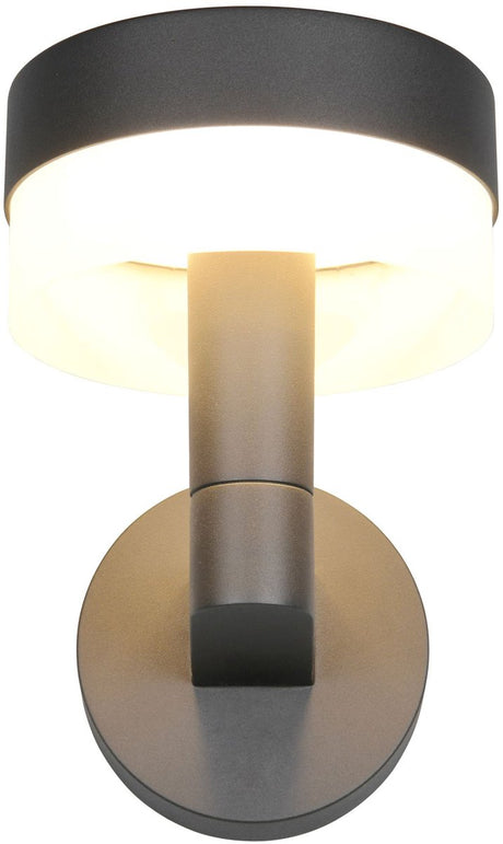 Trio Mackenzie - Wandleuchte - Anthrazit - inkl. 1x SMD 8W - Wandmontage - nicht für externen Dimmer geeignet - nicht dimmbar - Außenbeleuchtung - IP54