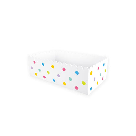 Paperdreams snack doosjes - party dots- papier 6 -delig 14x8x4,5cm