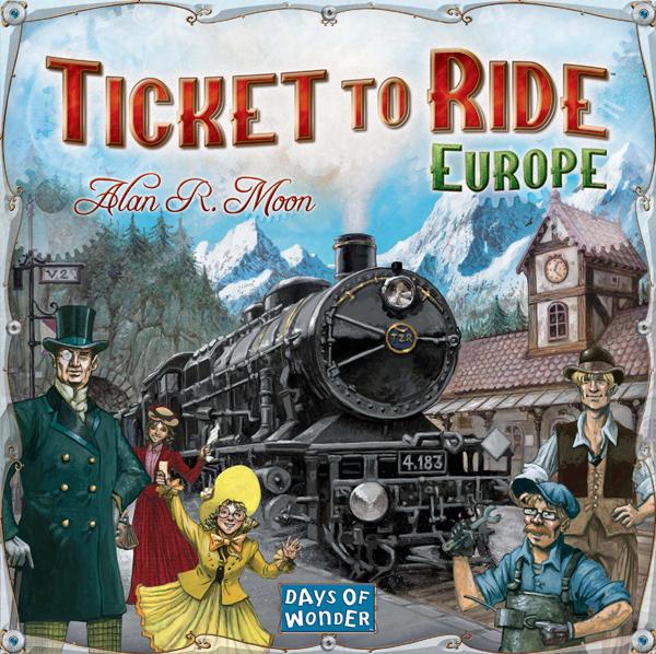 Asmodee Ticket zum Ride Europe Brettspiel