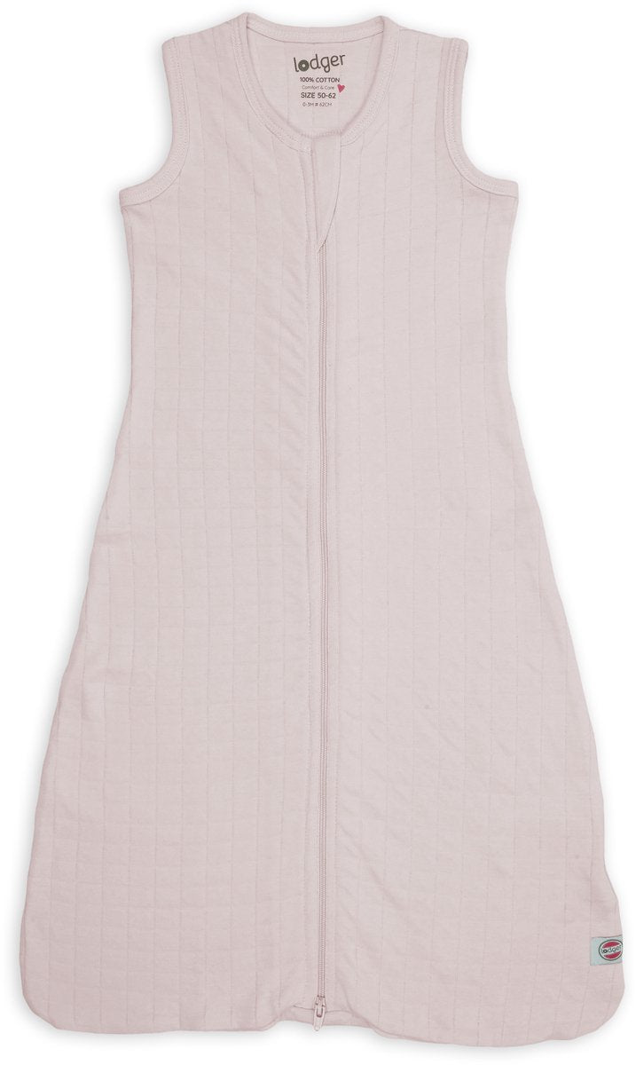 Lodger hopper - hydrofiele slaapzak baby - roze - 0.3 tog - 98cm - biologisch katoen - zomerslaapzak babyslaapzak