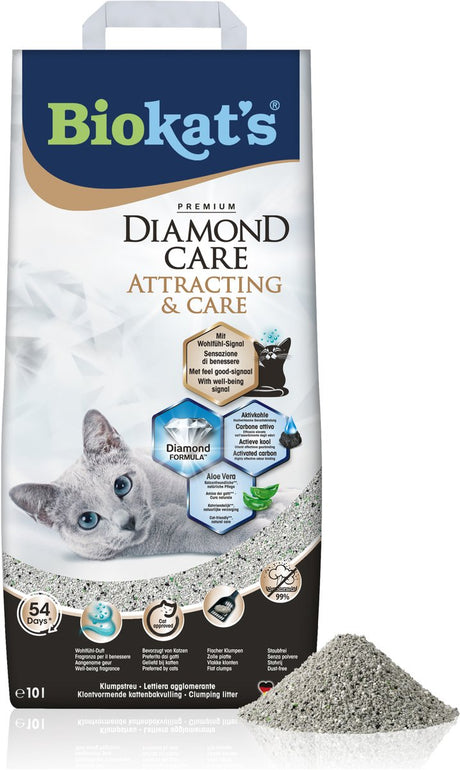 Biokat's Biokat's Diamond Care Locking Care 10 l - Katzenstreu - klumpend