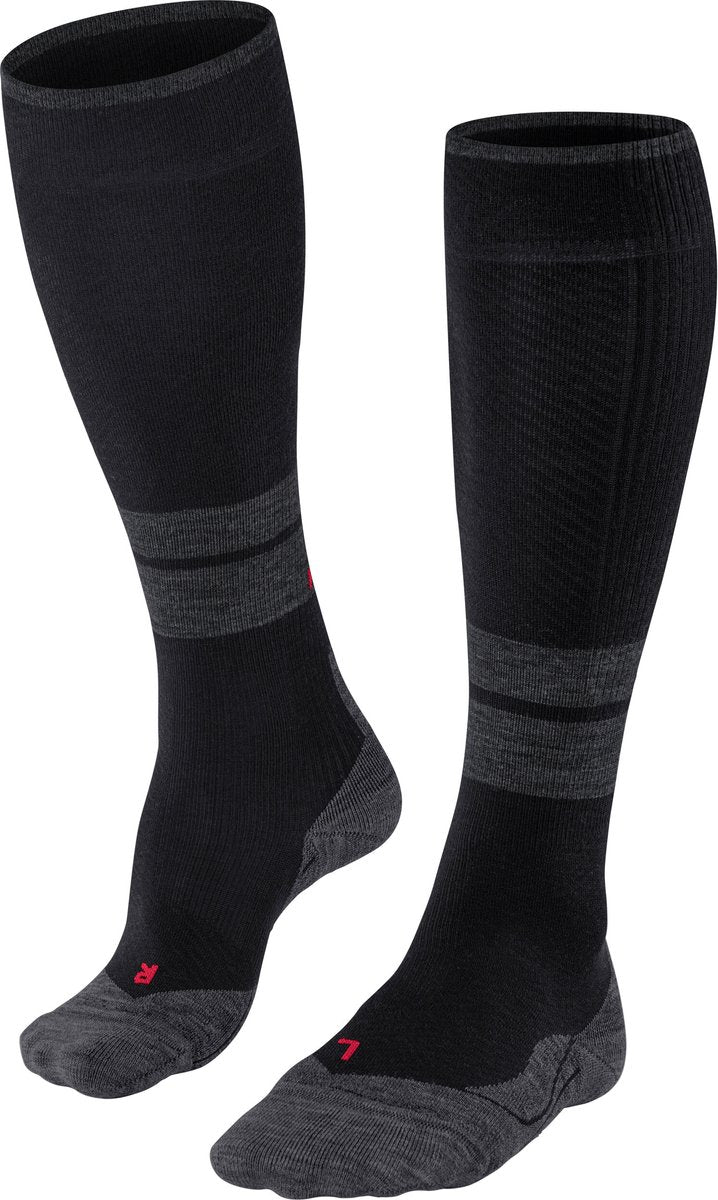 Falke TK Energy mit Kompressionswolle Funktionsmaterial Wandersocken Herren Schwarz - Größe 43-46 W4