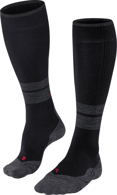 Falke TK Energy mit Kompressionswolle Funktionsmaterial Wandersocken Herren Schwarz - Größe 43-46 W4