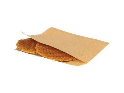 Shawarma-Grillbeutel 15 x 15 cm braunes Kraftpapier (2000 Stück)