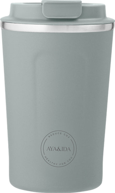Aya ida aya ida - cup2go - Thermobecher - Kaffeebecher - Coffee to go - Reisebecher - zum Mitnehmen - 380ml - Mintgrün