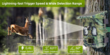 Stealth Gear Waschbär-Solar-4K-Wildkamera